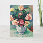 Carte Bouquet de Rose | Henri Manguin (Devant)