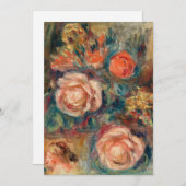Carte Bouquet de Rose | Renoir (Devant / Derrière)