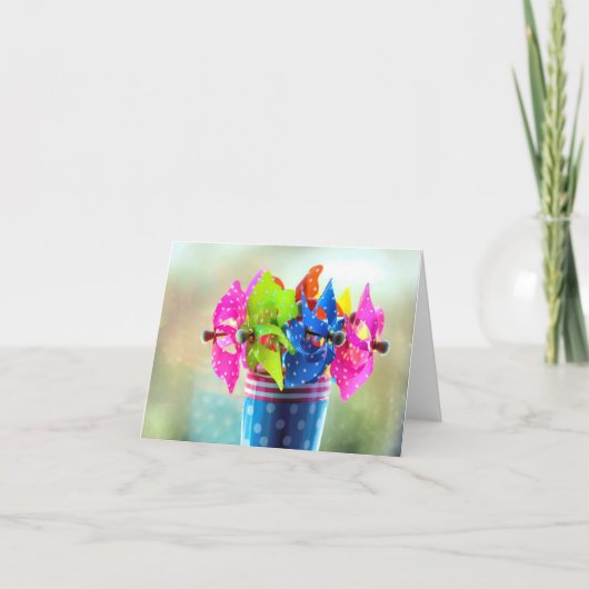 Carte Bouquet de roues (Devant)