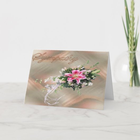 Carte Bouquet de sympathie (Devant)