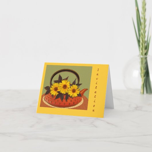 Carte Bouquet de thé (Devant)