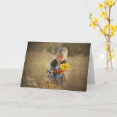 Carte Bouquet de tournesol (Fleur jaune)