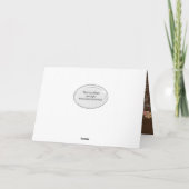 Carte bouquet de tournesol penser à vous (Dos)