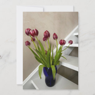 Carte Bouquet de tulipes