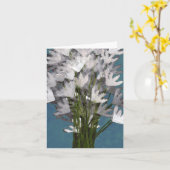 Carte Bouquet des fleurs (Fleur jaune)