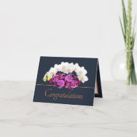 Bouquet d'orchidées de la Marine et de pivoines Fé