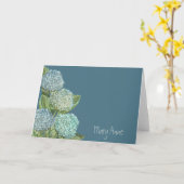 Carte Bouquet Dusty Blue Hydrangea (Fleur jaune)