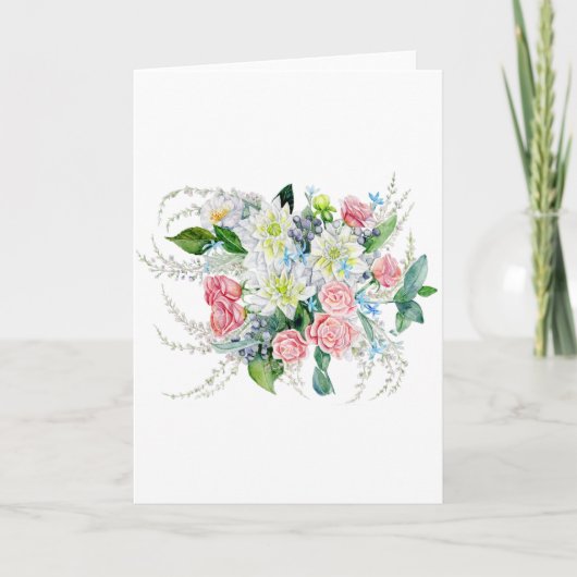 Carte Bouquet floral (Devant)