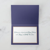 Carte Bouquet floral chic Rose & Fleurs orchidées vacanc (Intérieur)