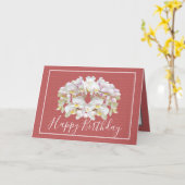 Carte Bouquet floral Orchidées blanches Chic Floral Anni (Fleur jaune)