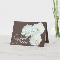 Bouquet floral Roses blanches Fleur Fille Annivers