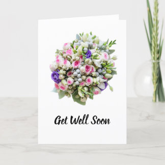 Carte Bouquet Get Well