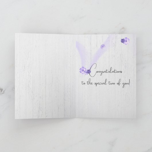 Carte Bouquet Hydrangea Pour Anniversaire (Intérieur)