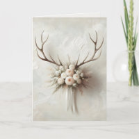 Bouquet mariage et Antlers de cerfs
