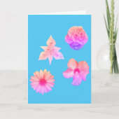 Carte Bouquet Pastel (Devant)