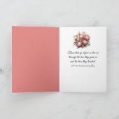 Carte Bouquet Protea Sympathique Sur Dentelle (Intérieur)