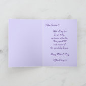 Carte Bouquet rose (Intérieur)