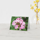 Carte Bouquet rose (Fleur jaune)