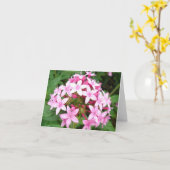 Carte Bouquet rose v2 (Fleur jaune)