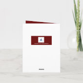 Carte Bouquet spirituel de Noël (Dos)