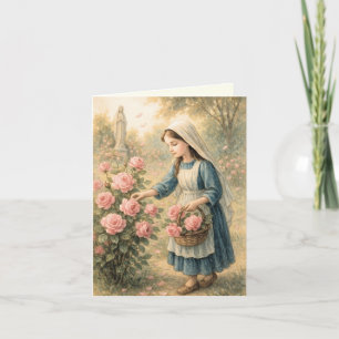 Carte Bouquet spirituel Roses roses roses catholiques ma