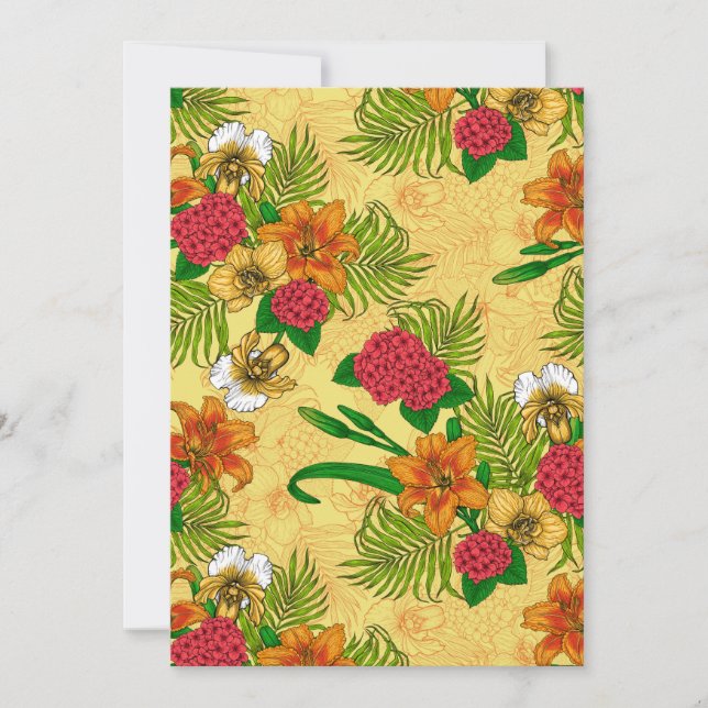 Carte Bouquet tropical (Devant)