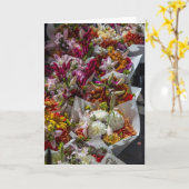 Carte Bouquets de fleur fraîche (Fleur jaune)