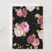 Carte Bouquets de Roses 3 (Dos)