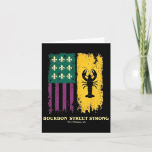 Carte Bourbon Street Fort New Orleans Fierté Écureuil M