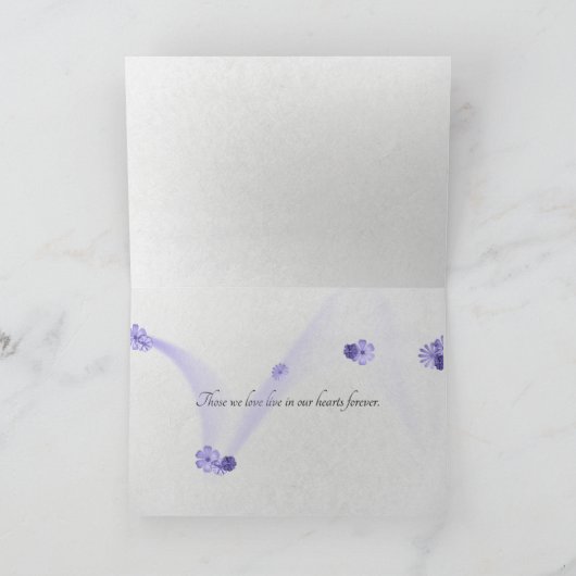 Carte bourgeon nénuphar avec des caleçons sympathiques (Intérieur)