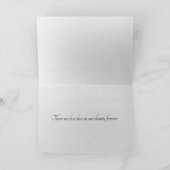 Carte Bourgeons de nénuphar pour condoléances (Intérieur)