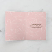 Carte Bourgeons de printemps Joyeuse première fête des m (Intérieur)