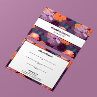 Bourgogne rétro Orange Purple Business