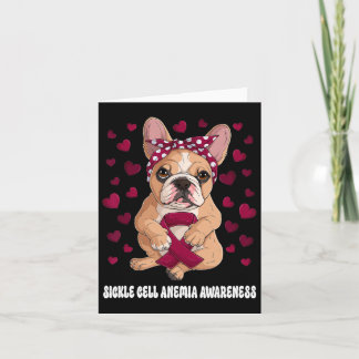 Carte Bourgogne survivant de rubans de la drépanocytose 