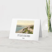 Carte Bournemouth II, Dorset, Angleterre (Dos)