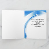 Carte Bourse d'anniversaire de 10 ans d'une vague techno (Intérieur)