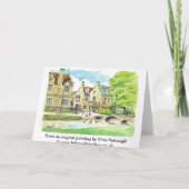 Carte Bourton sur l'eau, Gloucestershire (Dos)