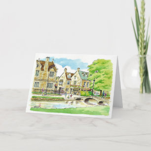 Carte Bourton sur l'eau, Gloucestershire