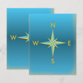 Carte Boussole de navigation (Devant / Derrière)