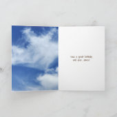 Carte bouteille de bière à l'océan (Intérieur)