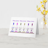 CARTE BOUTEILLE DU VIN LOVER_6 (Fleur jaune)