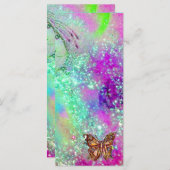 CARTE BOUTEILLE EN ÉCLAIRAGE D'OR (Devant / Derrière)