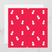 Carte Bouteille Gourd avec Motif de ruban (Devant / Derrière)