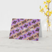 CARTE BOUTEILLES ET MÈRES (Fleur jaune)