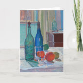 Carte Bouteilles et Oranges bleues et vertes | Spencer G (Devant)