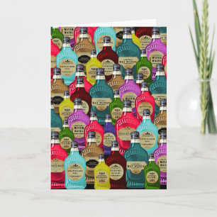 Carte Bouteilles Toniques Apothécaires Docteur en sorciè