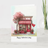 Carte Boutique Douce Saint-Valentin (Devant)