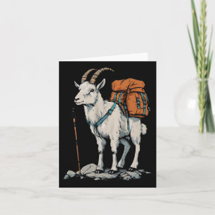 Carte Boutique Xmas Bouc à roulettes de chèvre de montag