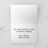 Carte Bouton Abstrait rétro (Intérieur)