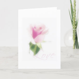 Carte Bouton de rose